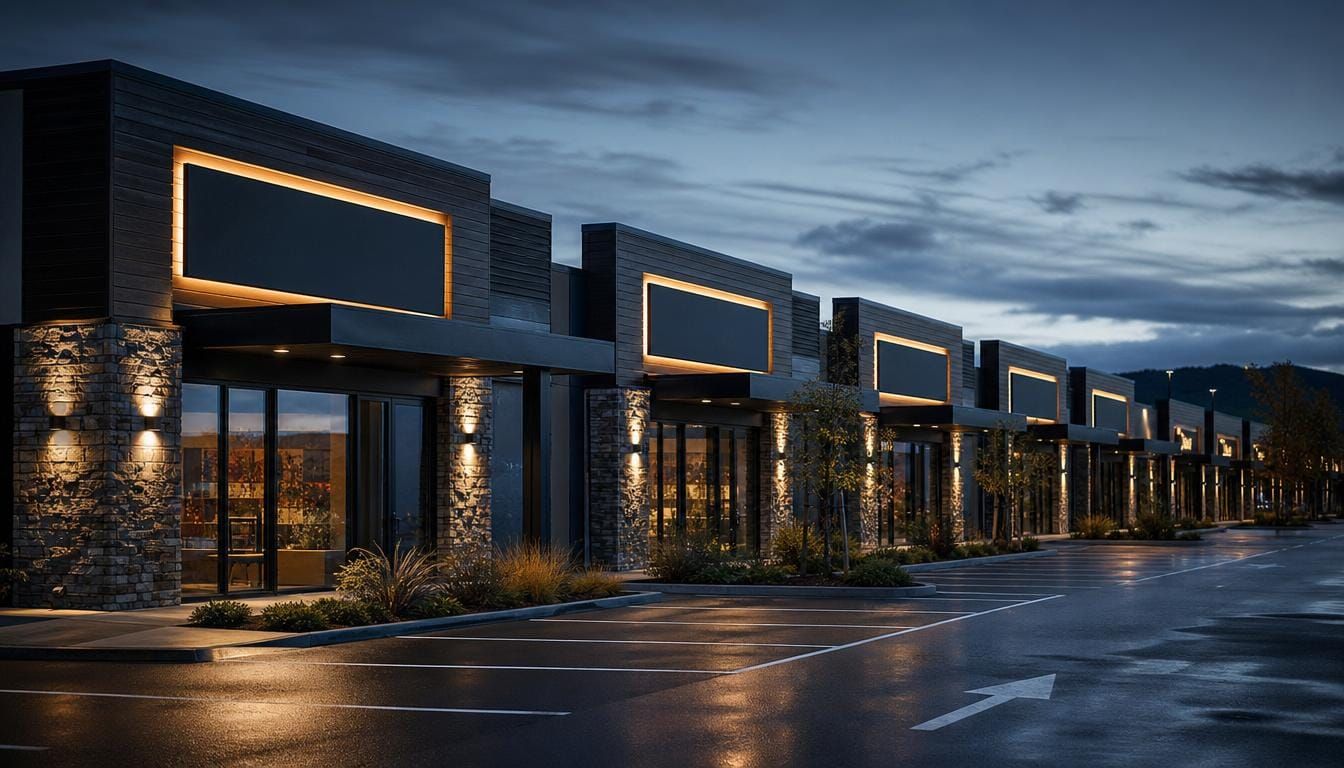 A standardised multi-site retail and commercial precinct rolled out across locations.